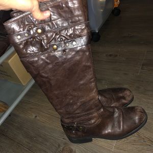 Geox brown boots size 6